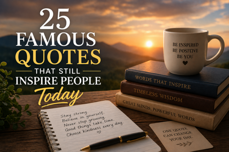 25 Famous Quotes today